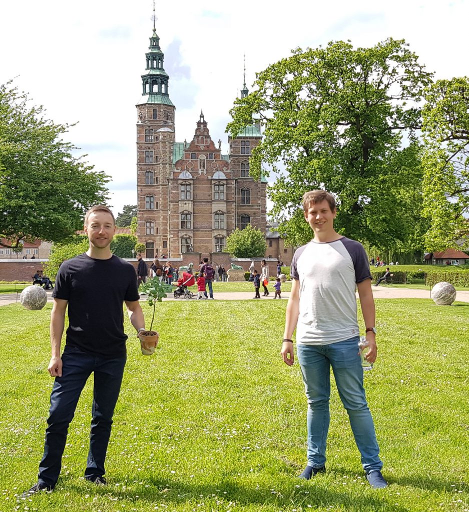 KONGENS HAVE IN KØBENHAVN WITH OUR FIRST OAK TREE.