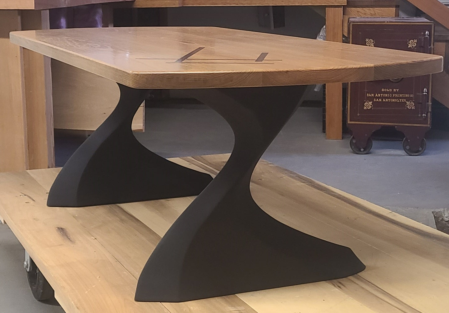 Airport Runway Inlay Coffee Table