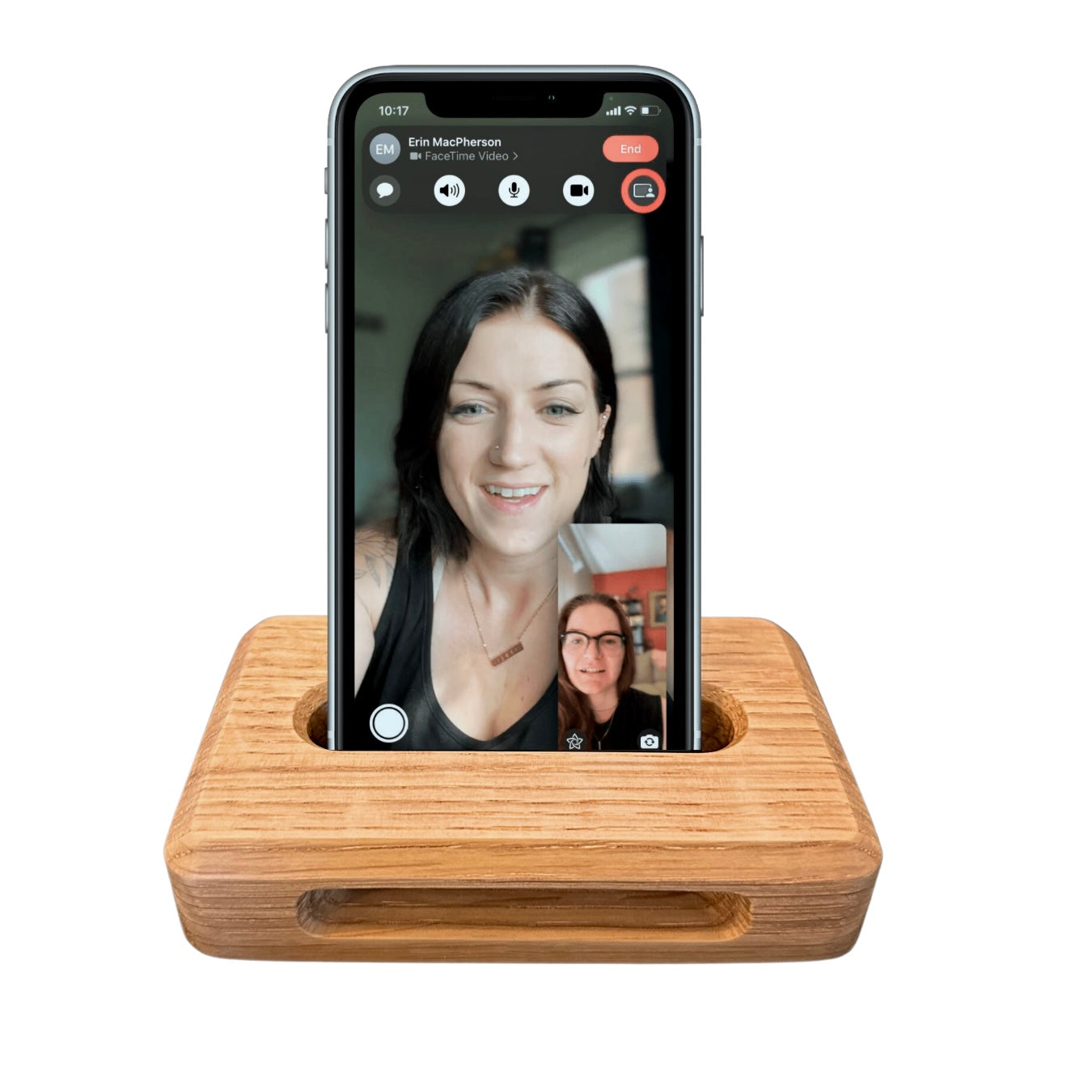 Desktop Phone Stand with Speaker Port